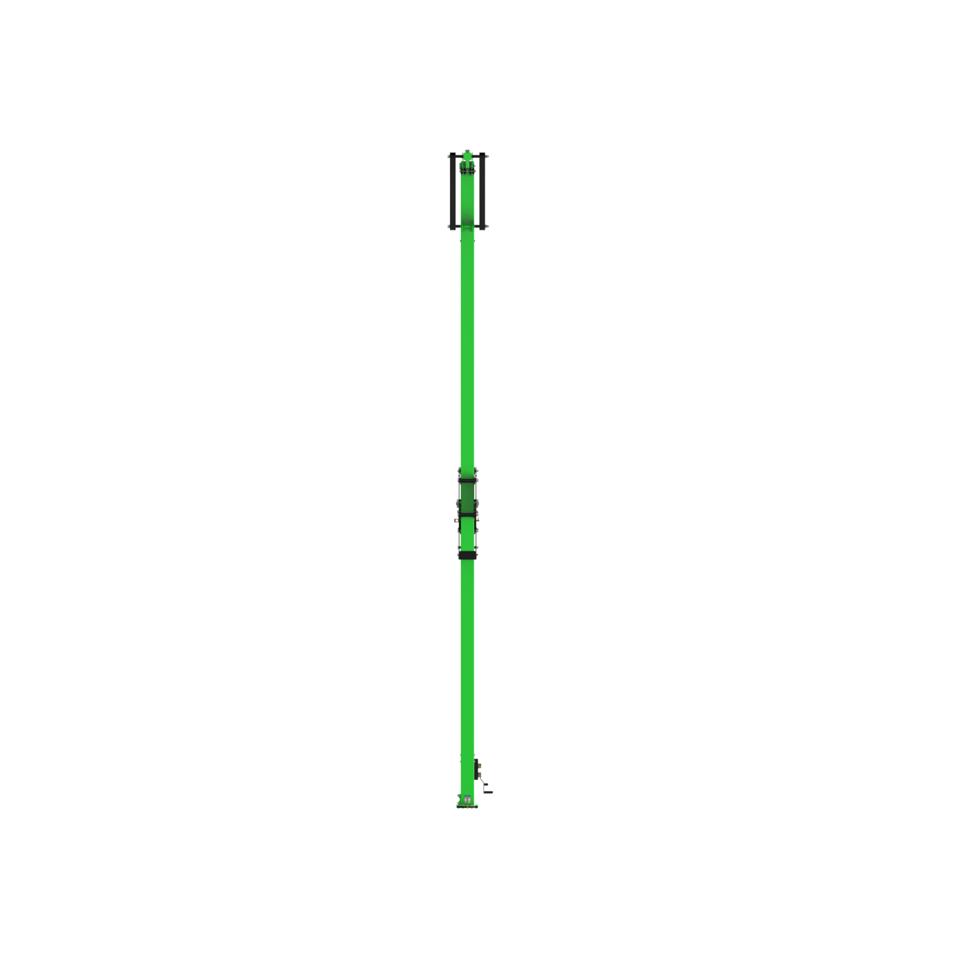 3M DBI-SALA FlexiGuard M200 Modular Jib Adjustable Height Mast Anchor - 2 User - 19.8 - 30 ft Height - 12 ft Width - 8530898