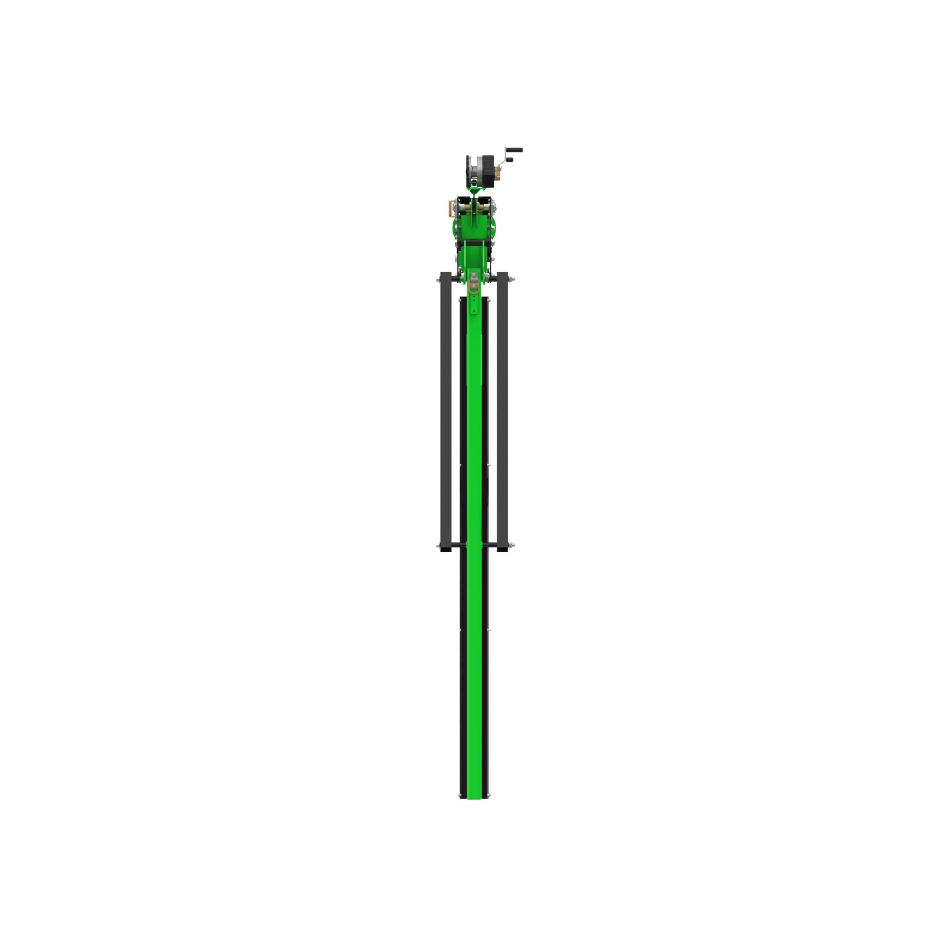 3M DBI-SALA FlexiGuard M200 Modular Jib Adjustable Height Mast Anchor - 2 User - 19.8 - 30 ft Height - 12 ft Width - 8530898