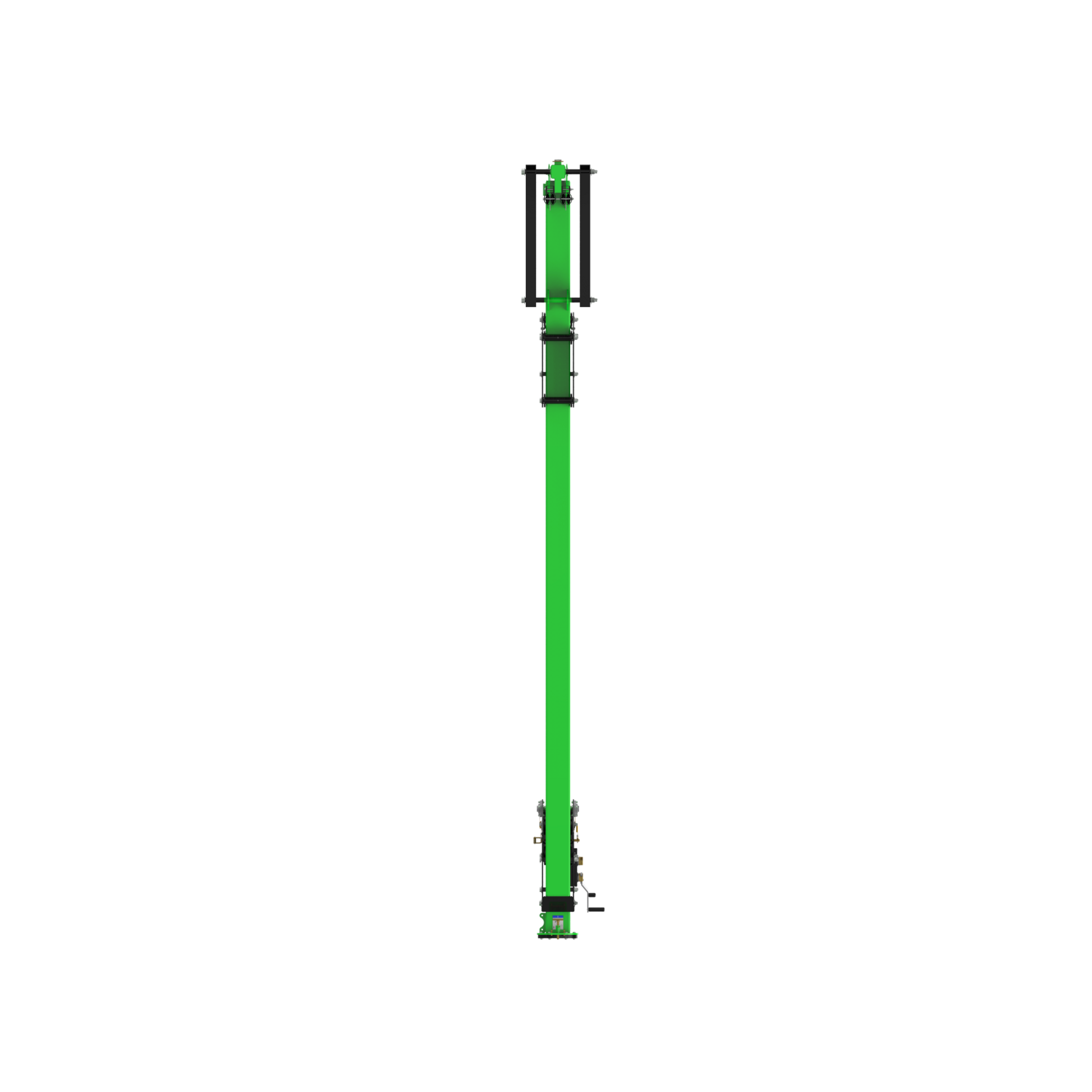 3M DBI-SALA FlexiGuard M200 Modular Jib Adjustable Height Mast Anchor - 2 User - 19.8 - 30 ft Height - 12 ft Width - 8530898