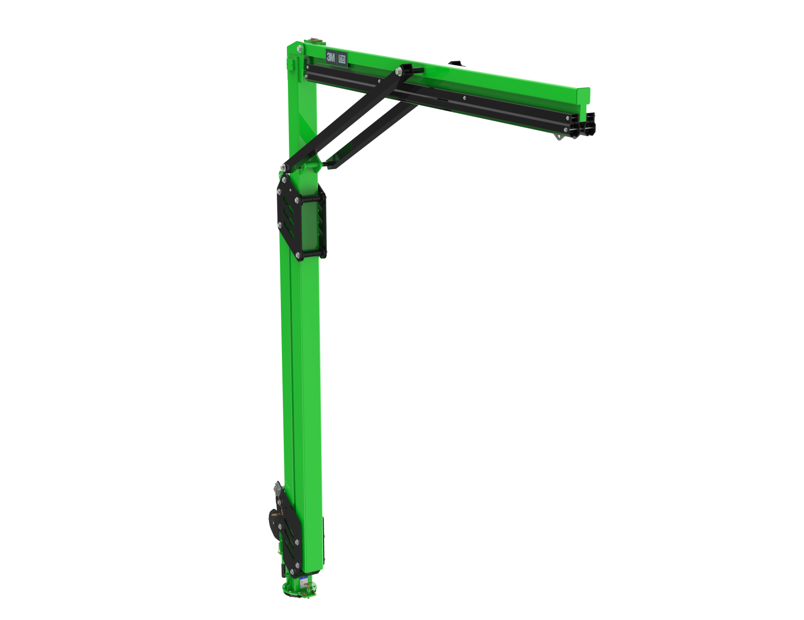 3M DBI-SALA FlexiGuard M200 Modular Jib Adjustable Height Mast Anchor - 2 User - 17.3- 25 ft Height - 12 ft Width - 8530897