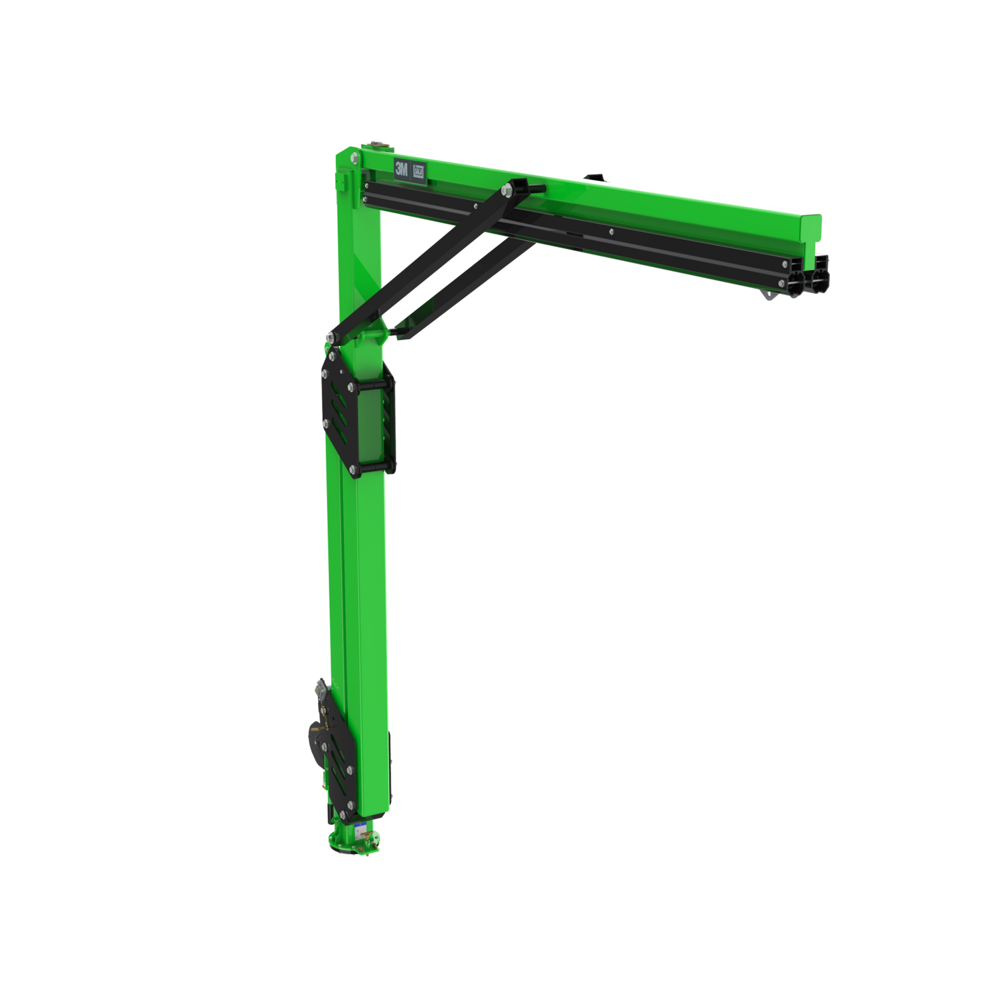 3M DBI-SALA FlexiGuard M200 Modular Jib Adjustable Height Mast Anchor - 2 User - 14.8- 20 ft Height - 12 ft Width - 8530896