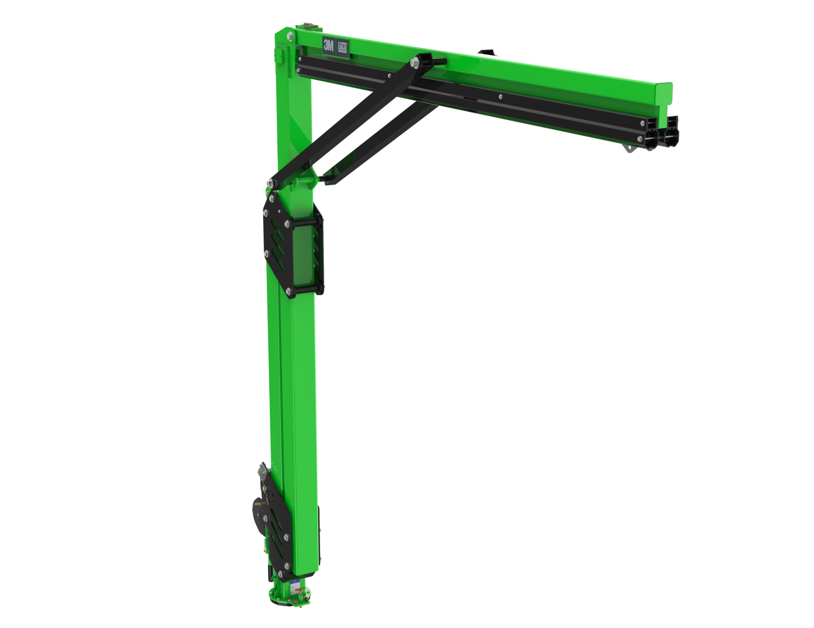 3M DBI-SALA FlexiGuard M200 Modular Jib Adjustable Height Mast Anchor - 2 User - 14.8- 20 ft Height - 12 ft Width - 8530896