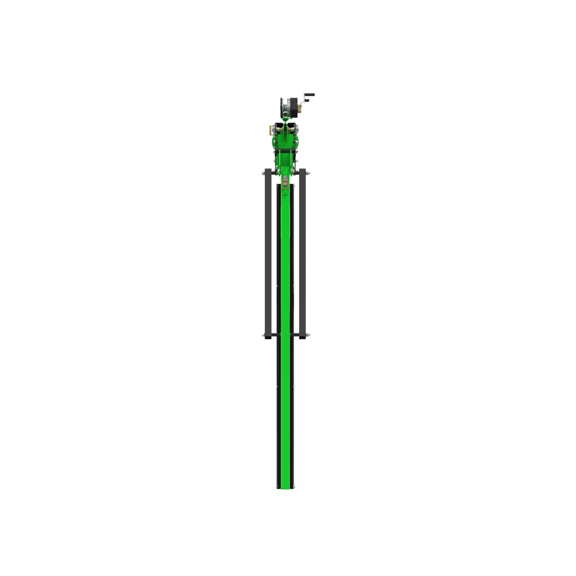 3M DBI-SALA FlexiGuard M200 Modular Jib Adjustable Height Mast Anchor - 2 User - 14.8- 20 ft Height - 12 ft Width - 8530896