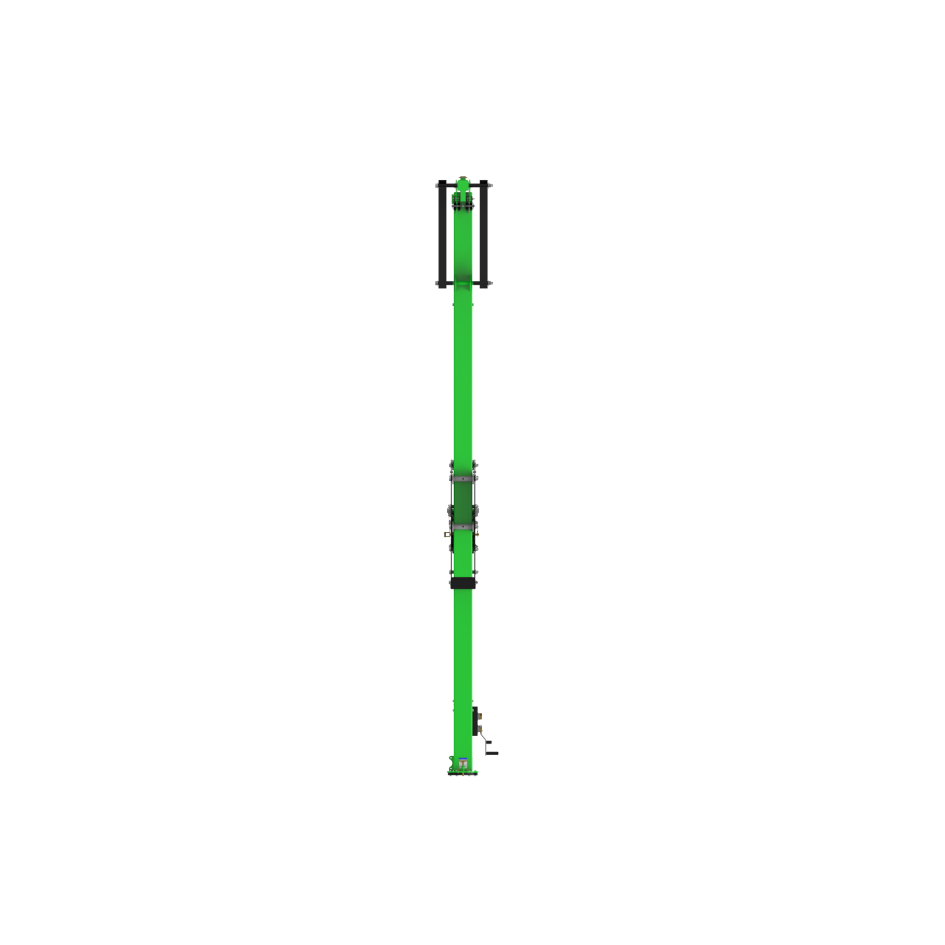 3M DBI-SALA FlexiGuard M200 Modular Jib Adjustable Height Mast Anchor - 2 User - 14.8- 20 ft Height - 12 ft Width - 8530896