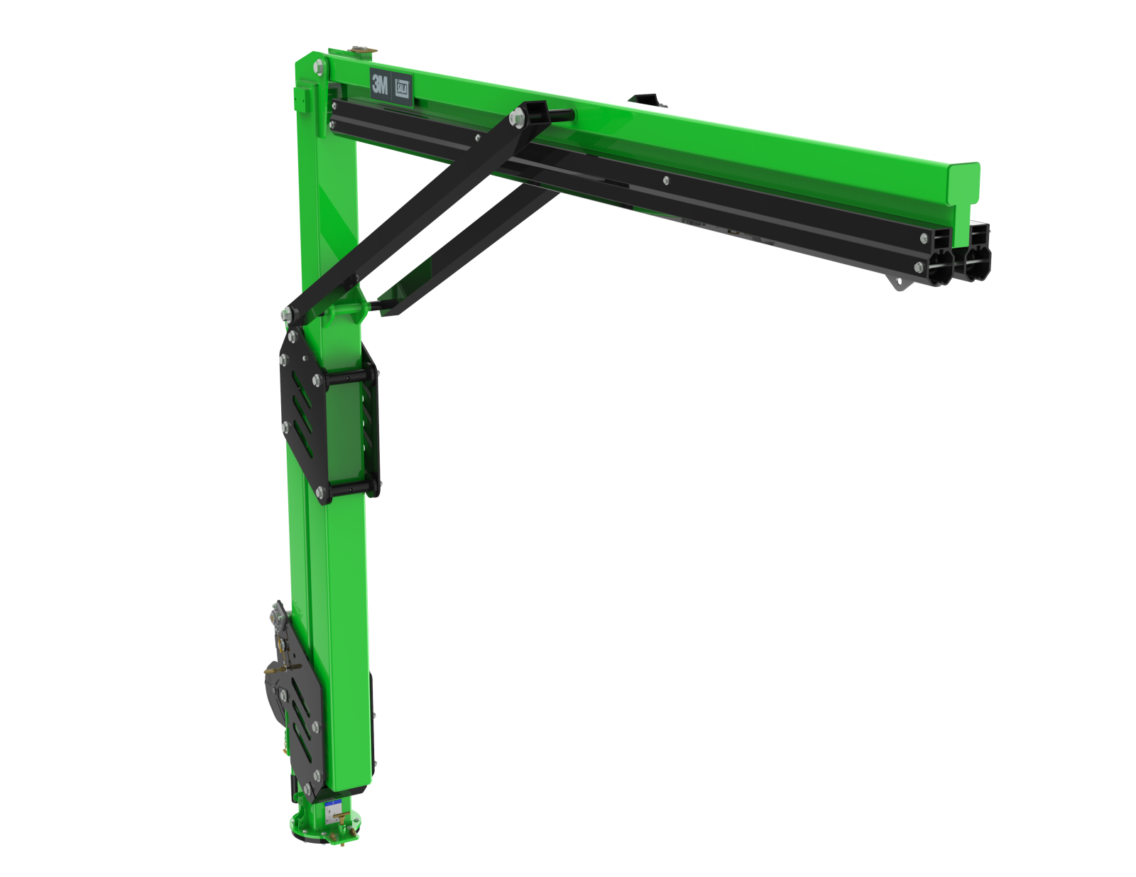 3M DBI-SALA FlexiGuard M200 Modular Jib Adjustable Height Mast Anchor - 2 User - 12.3 - 15 ft Height - 12 ft Width - 8530895