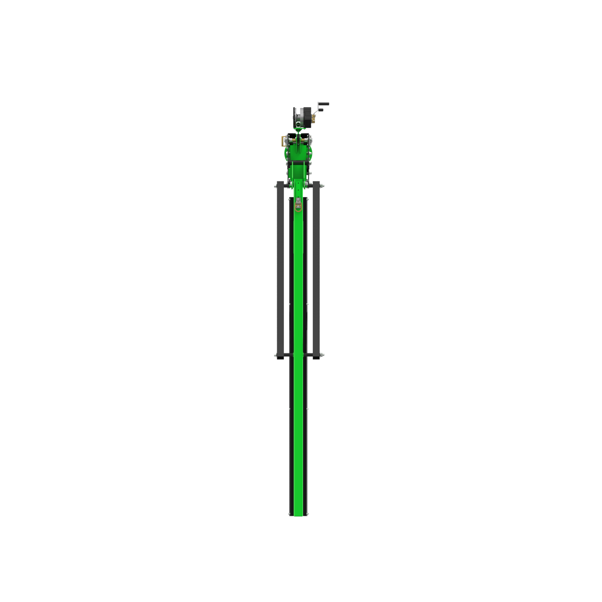 3M DBI-SALA FlexiGuard M200 Modular Jib Adjustable Height Mast Anchor - 2 User - 12.3 - 15 ft Height - 12 ft Width - 8530895