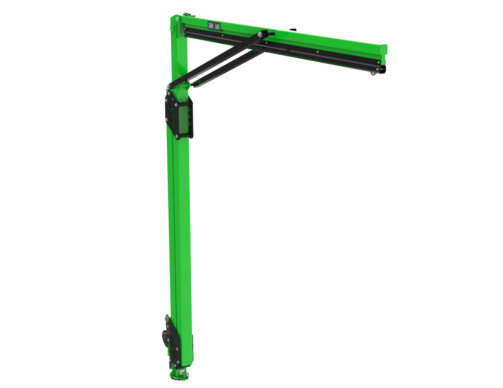 3M DBI-SALA FlexiGuard M200 Modular Jib Adjustable Height Mast Anchor - 1 User - 19.8 - 30 ft Height - 15 ft Width - 8530894