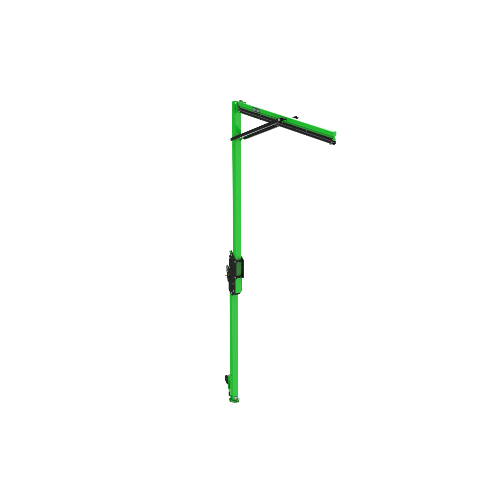 3M DBI-SALA FlexiGuard M200 Modular Jib Adjustable Height Mast Anchor - 1 User - 19.8 - 30 ft Height - 15 ft Width - 8530894