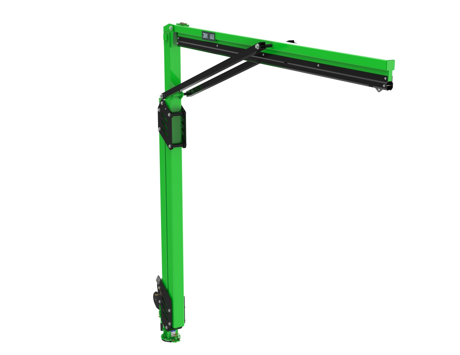 3M DBI-SALA FlexiGuard M200 Modular Jib Adjustable Height Mast Anchor - 1 User - 17.3 - 25 ft Height - 15 ft Width - 8530893