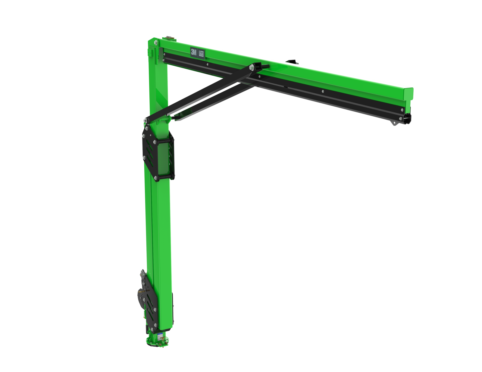 3M DBI-SALA FlexiGuard M200 Modular Jib Adjustable Height Mast Anchor - 1 User - 14.8 - 20 ft Height - 15 ft Width - 8530892