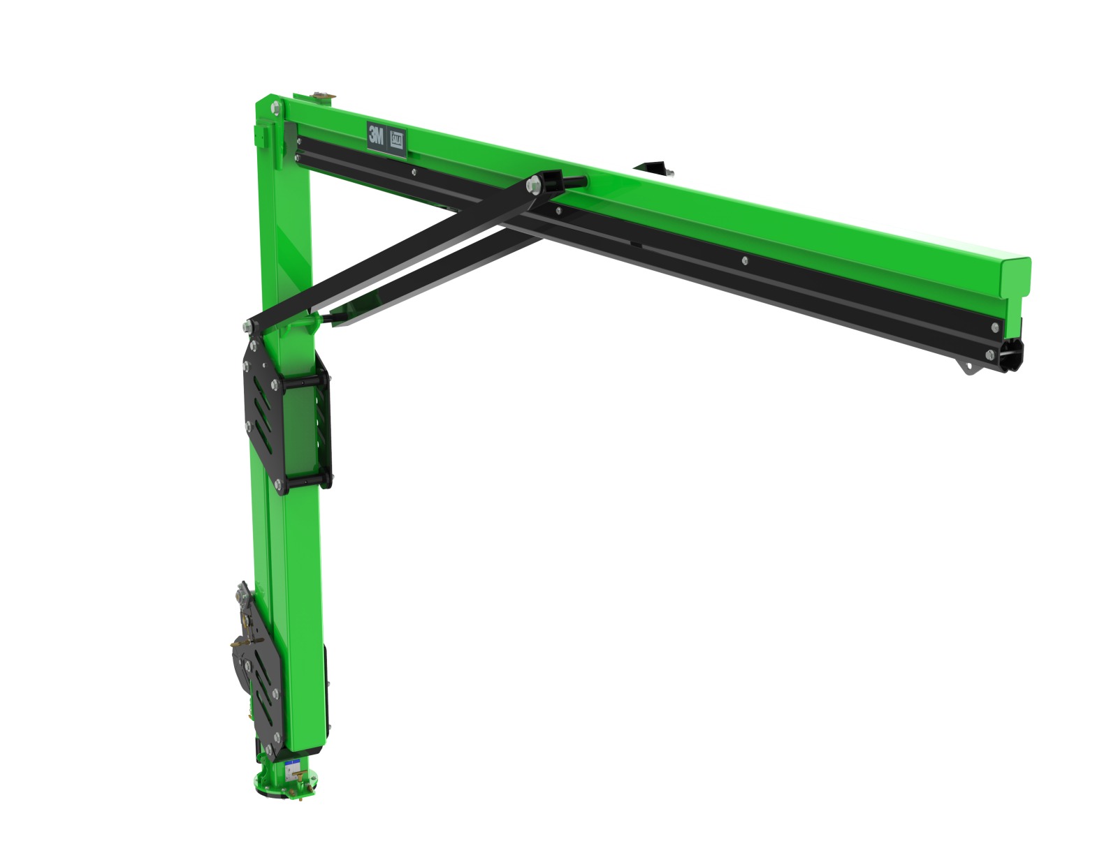 3M DBI-SALA FlexiGuard M200 Modular Jib Adjustable Height Mast Anchor - 1 User - 12.3 - 15 ft Height - 15 ft Width - 8530891