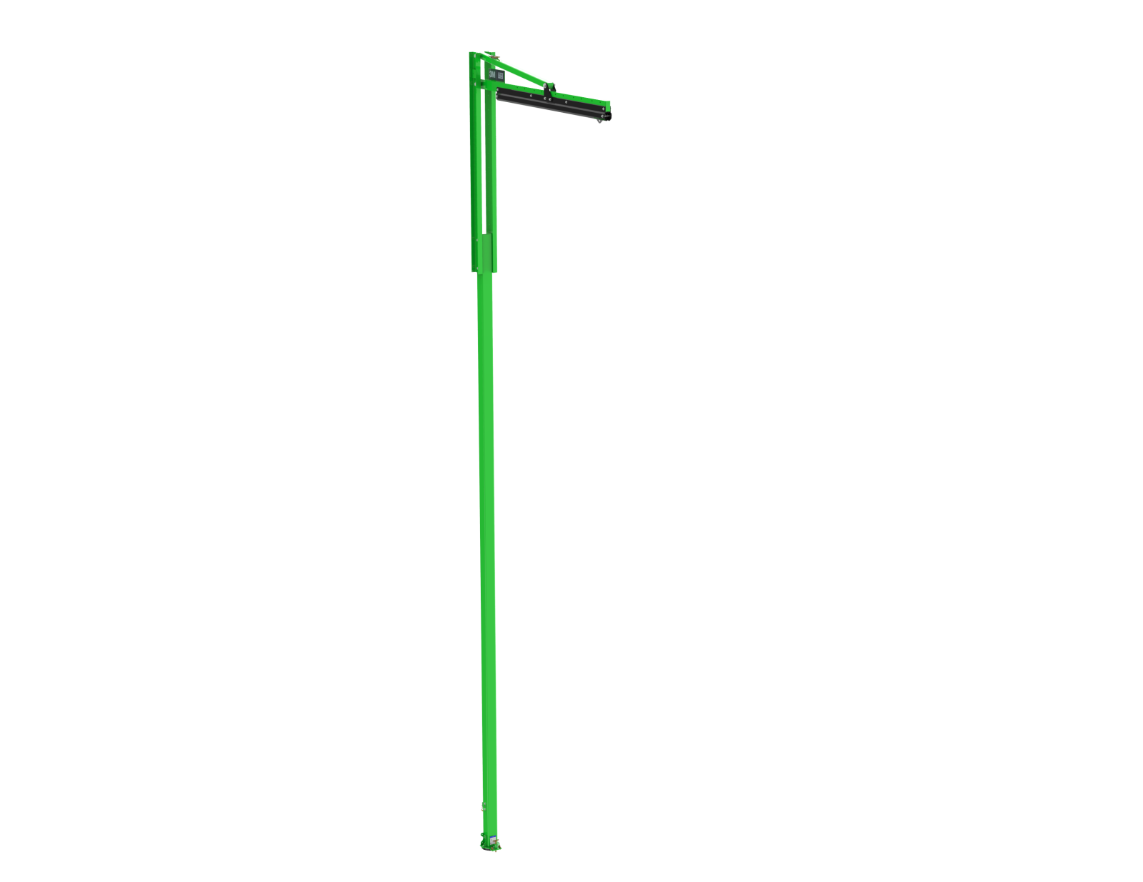 3M DBI-SALA Flexiguard M100 Modular Jib Semi-Fixed Height Mast Anchor - 1 User - 25 - 30 ft High - 7.5 ft Reach - 8530884