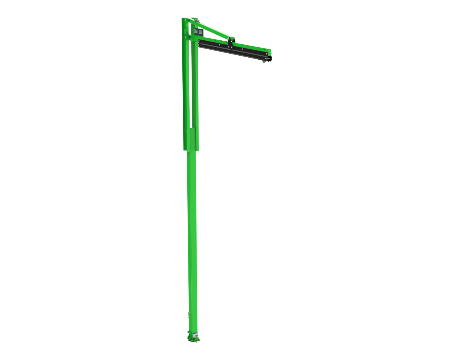3M DBI-SALA Flexiguard M100 Modular Jib Semi-Fixed Height Mast Anchor - 1 User - 15 - 20 ft High - 7.5 ft Reach - 8530882