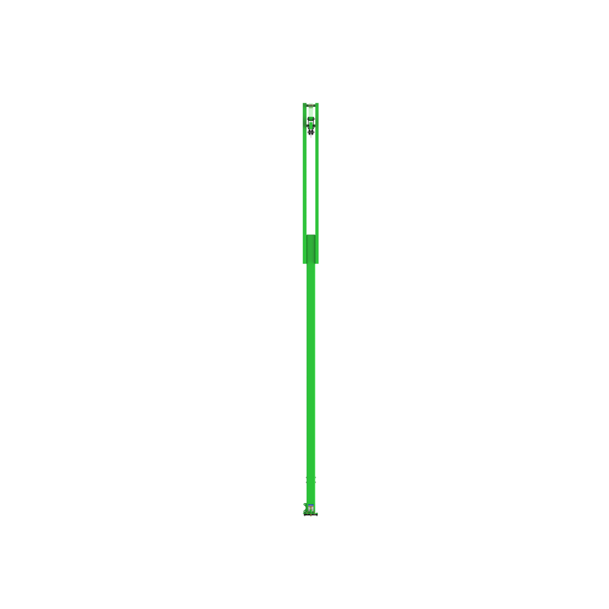 3M DBI-SALA Flexiguard M100 Modular Jib Semi-Fixed Height Mast Anchor - 1 User - 15 - 20 ft High - 7.5 ft Reach - 8530882