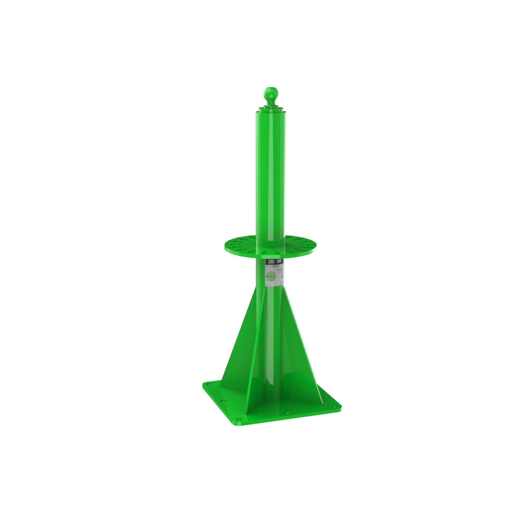 3M DBI-SALA FlexiGuard M100 Modular Jib Floor Mounted Base - 8530871