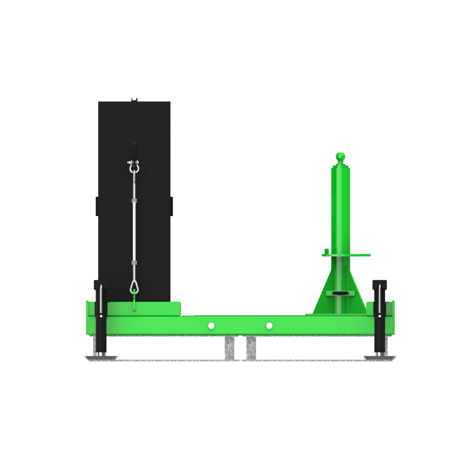 3M DBI-SALA Flexiguard M100 Modular Jib Counterweight Base without Concrete - 8530869
