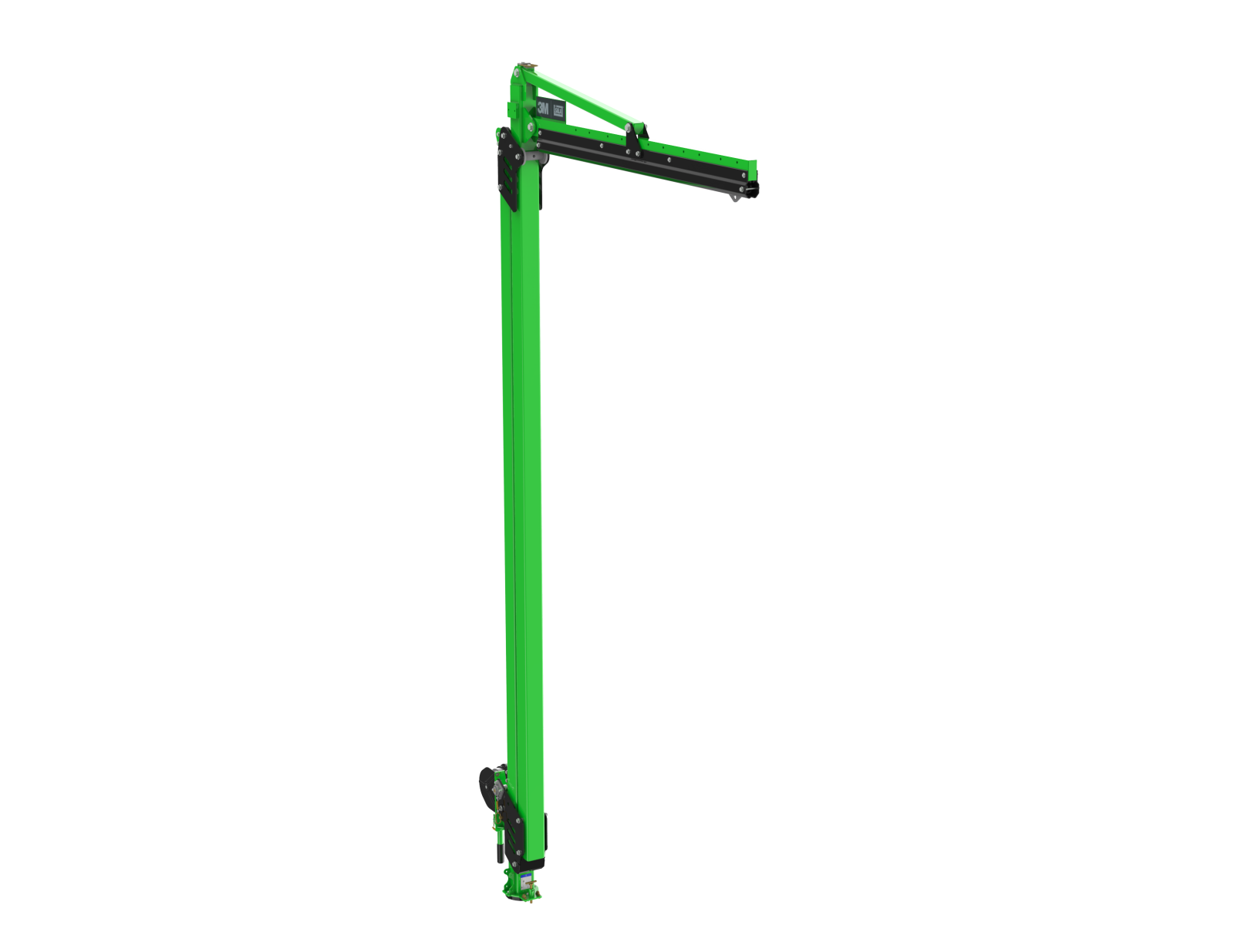 3M DBI-SALA Flexiguard M100 Modular Jib Adjustable Height Mast Anchor - 1 User - 20 - 30 ft High - 7.5 ft Reach - 8530877