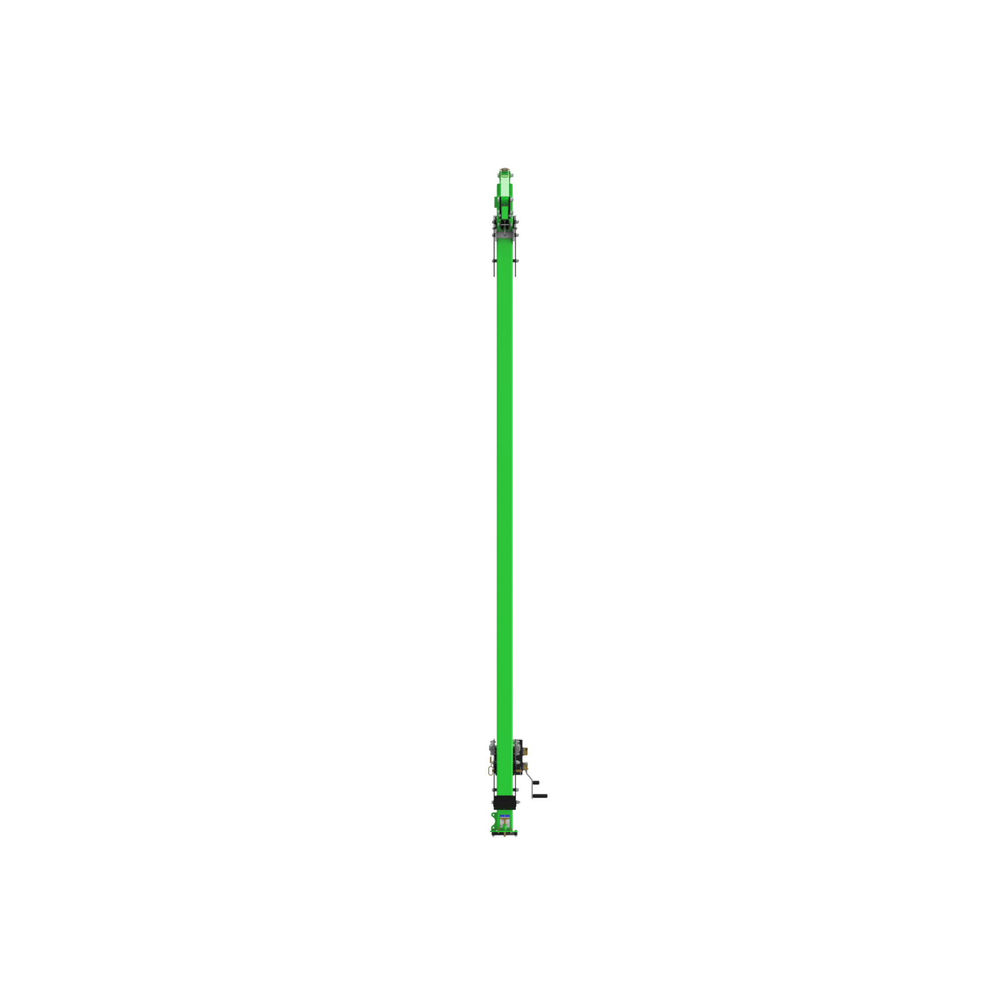 3M DBI-SALA Flexiguard M100 Modular Jib Adjustable Height Mast Anchor - 1 User - 20 - 30 ft High - 7.5 ft Reach - 8530877