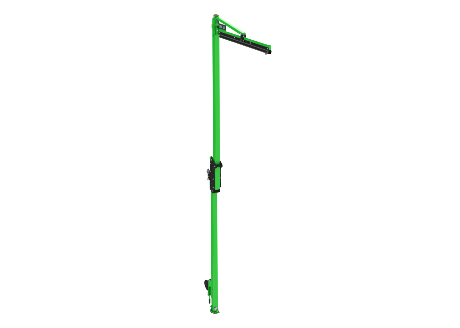 3M DBI-SALA FlexiGuard M100 Modular Jib Adjustable Height Mast Anchor - 1 User - 15 - 25 ft High - 7.5 ft Wide - 8530876