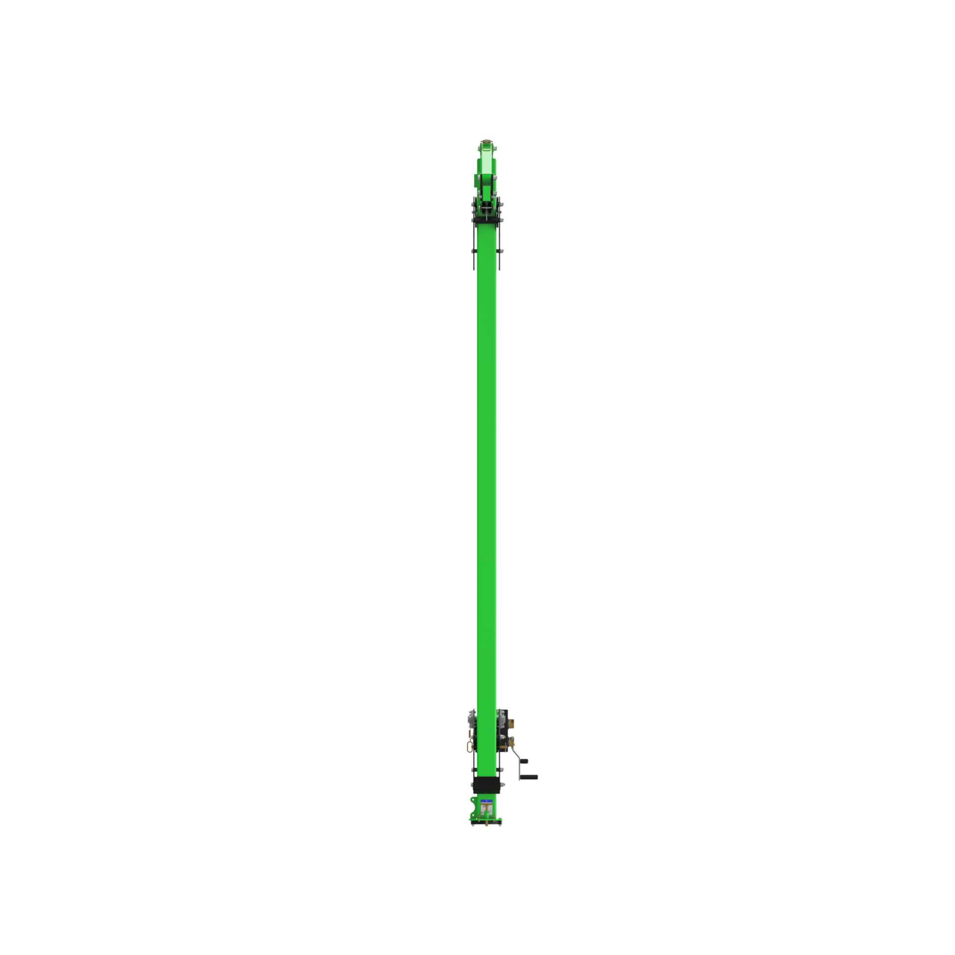 3M DBI-SALA FlexiGuard M100 Modular Jib Adjustable Height Mast Anchor - 1 User - 15 - 25 ft High - 7.5 ft Wide - 8530876