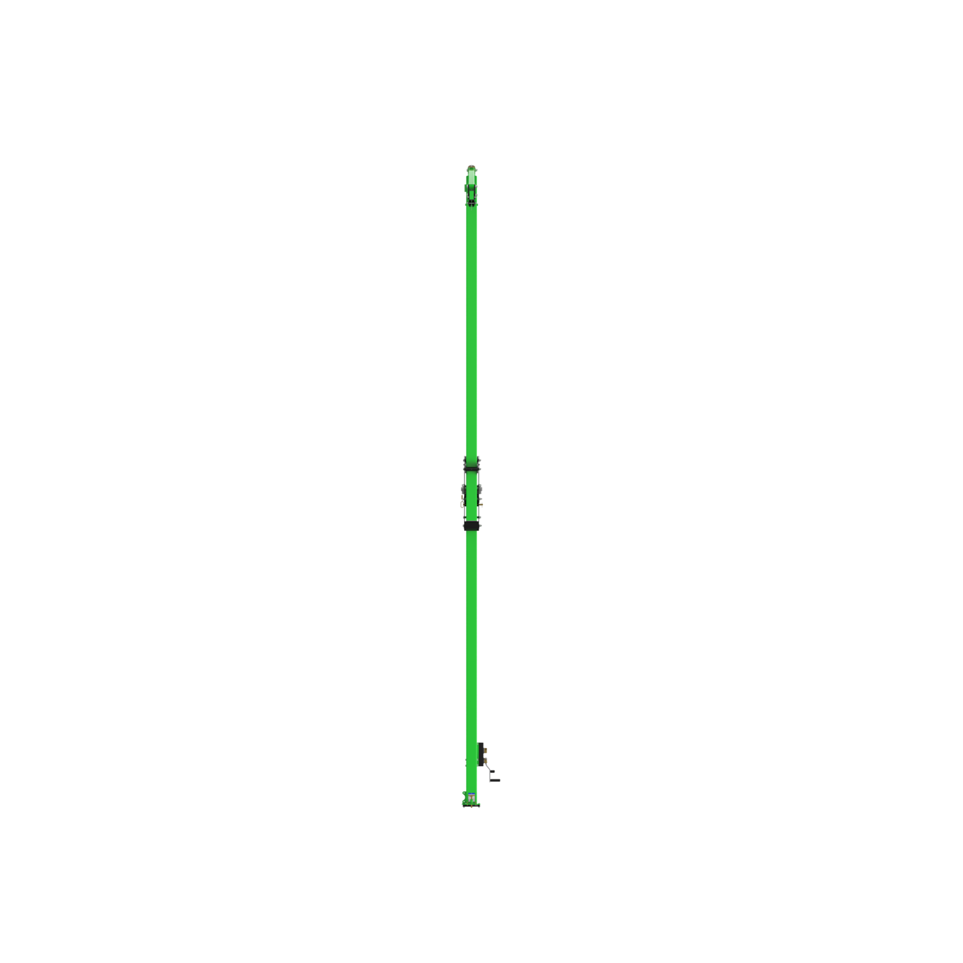 3M DBI-SALA FlexiGuard M100 Modular Jib Adjustable Height Mast Anchor - 1 User - 15 - 25 ft High - 7.5 ft Wide - 8530876
