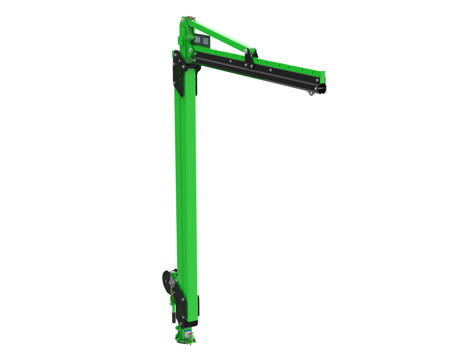 3M DBI-SALA Flexiguard M100 Modular Jib Adjustable Height Mast Anchor - 1 User - 12.5 - 20 ft High - 7.5 ft Wide - 8530875
