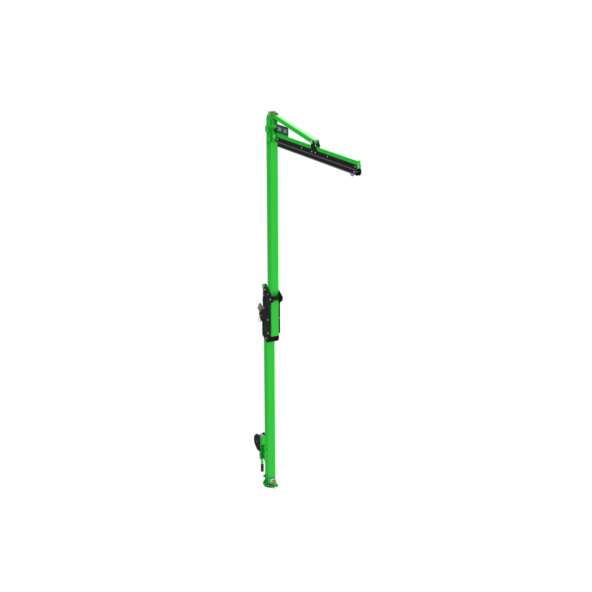 3M DBI-SALA Flexiguard M100 Modular Jib Adjustable Height Mast Anchor - 1 User - 12.5 - 20 ft High - 7.5 ft Wide - 8530875