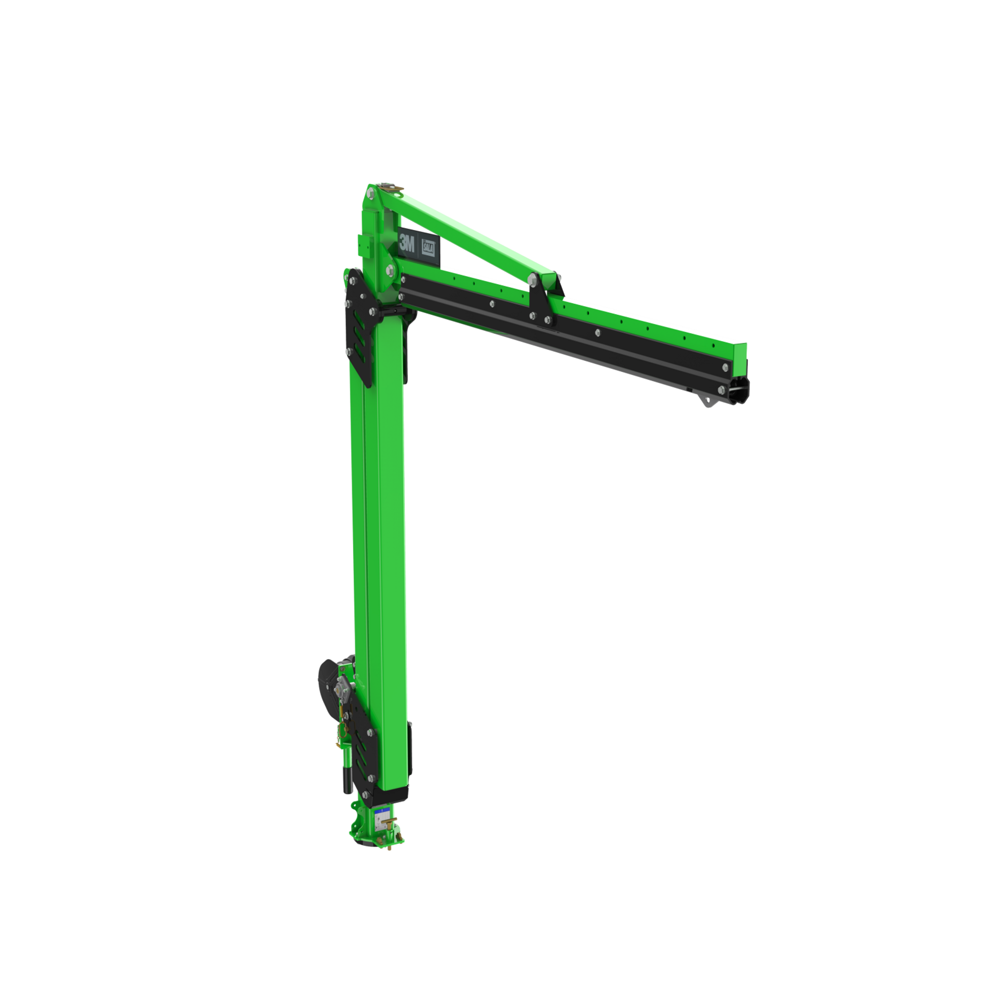 3M DBI-SALA Flexiguard M100 Modular Jib Adjustable Height Mast Anchor - 1 User - 10 - 15 ft High - 7.5 ft Reach - 8530874