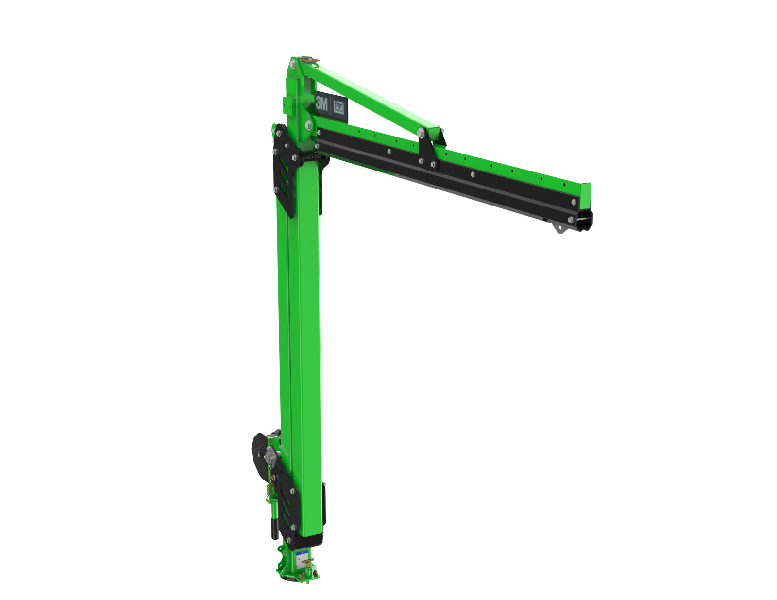 3M DBI-SALA Flexiguard M100 Modular Jib Adjustable Height Mast Anchor - 1 User - 10 - 15 ft High - 7.5 ft Reach - 8530874