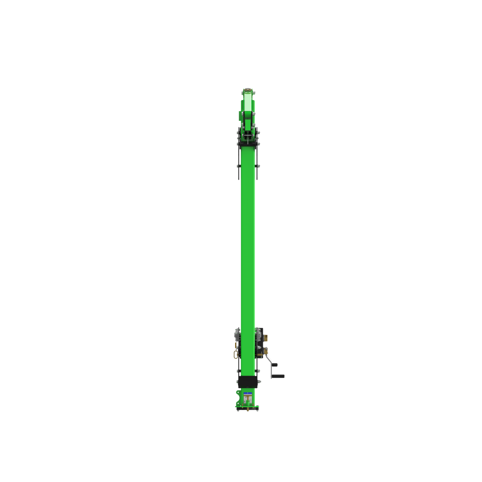 3M DBI-SALA Flexiguard M100 Modular Jib Adjustable Height Mast Anchor - 1 User - 10 - 15 ft High - 7.5 ft Reach - 8530874