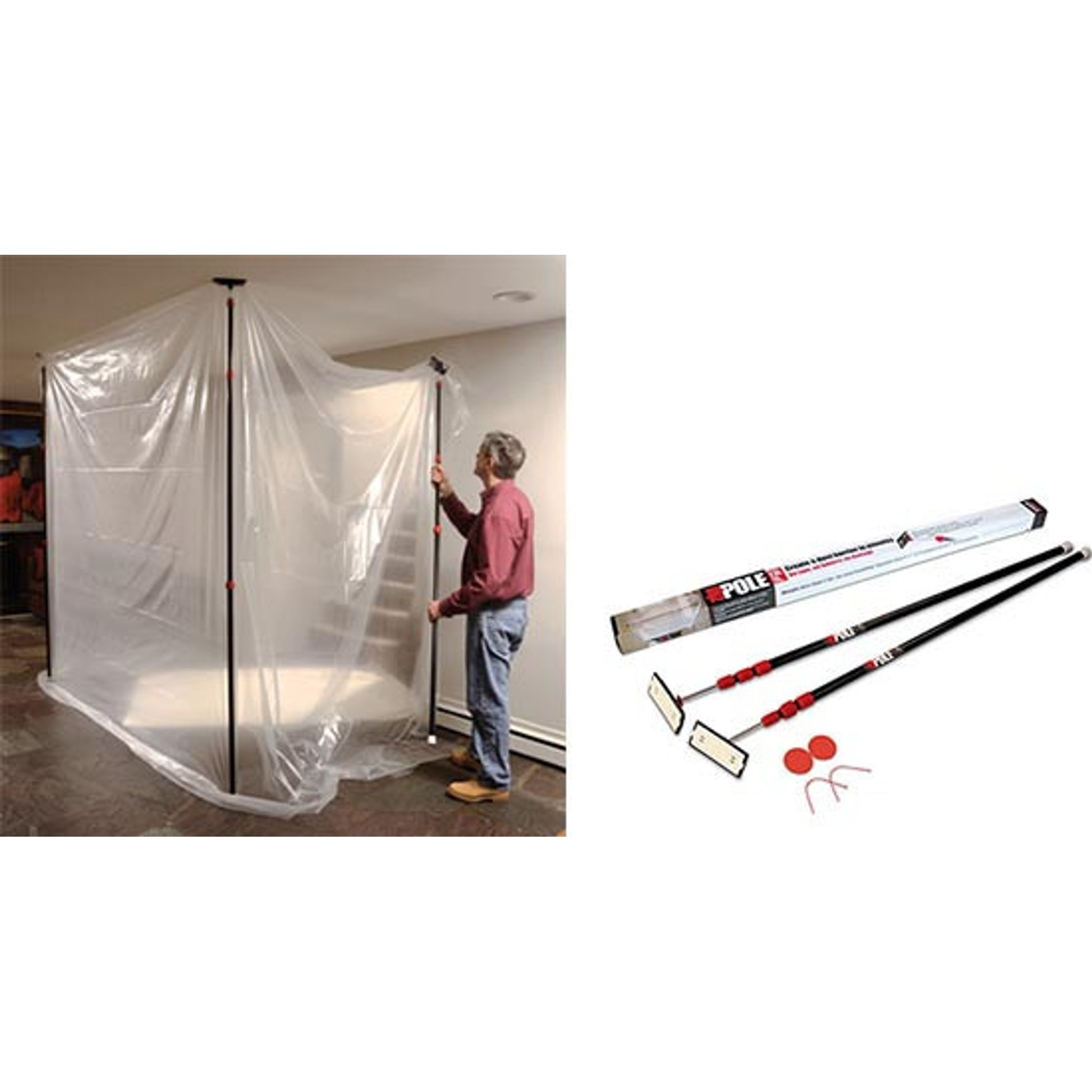 ZipWall Spring Loaded ZipWall 12- 2-Pack - SLP2