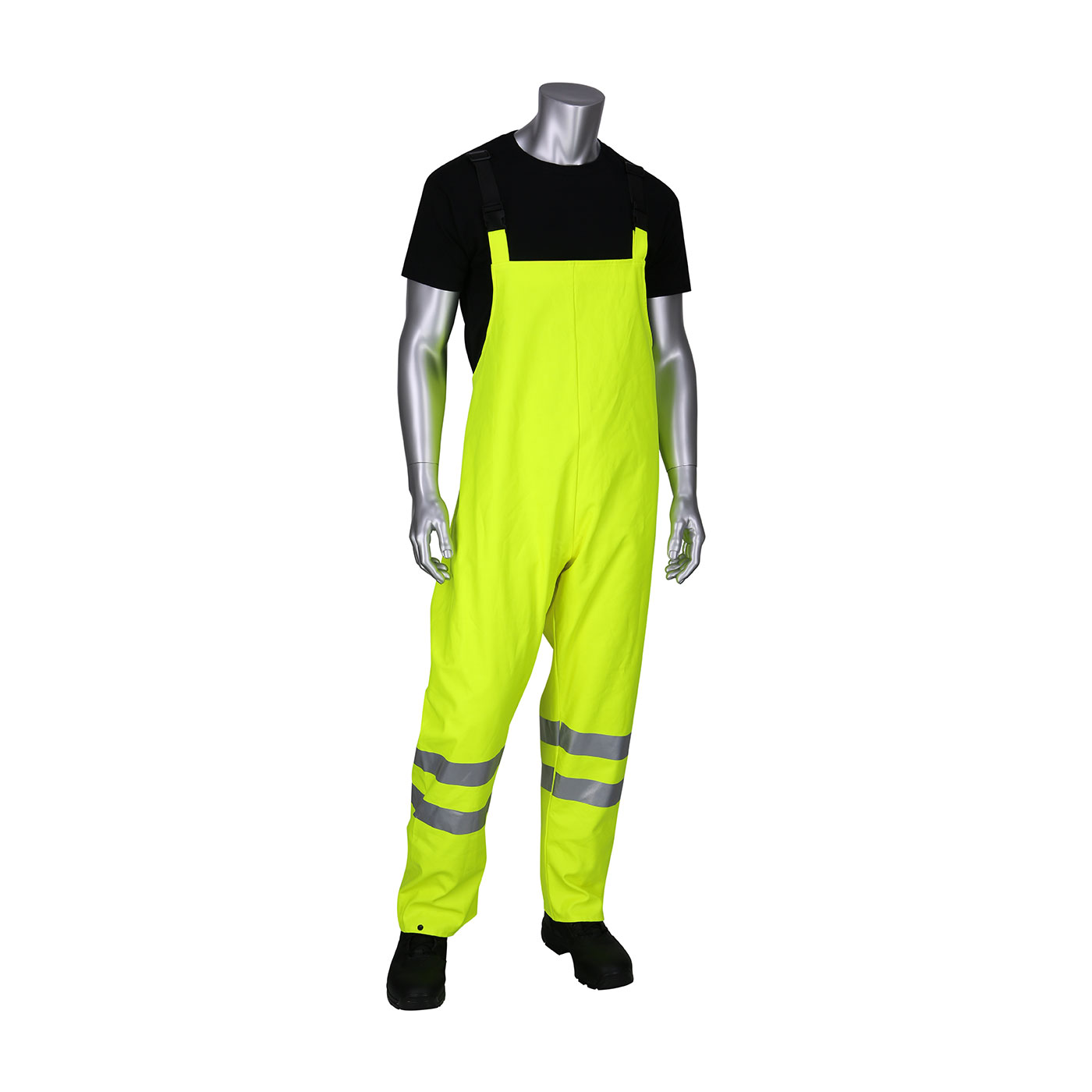 VizAR AR/FR ANSI Class E Heavy Duty Waterproof Breathable Bib - Hi-Vis Yellow - 1/EA - 355-2501AR