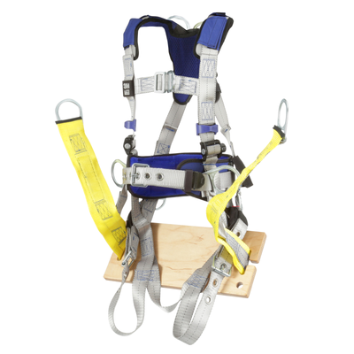 3M DBI-SALA ExoFit X100 Comfort Construction Oil and Gas Climbing/Positioning/Suspension Safety Harness - Medium - 1401146
