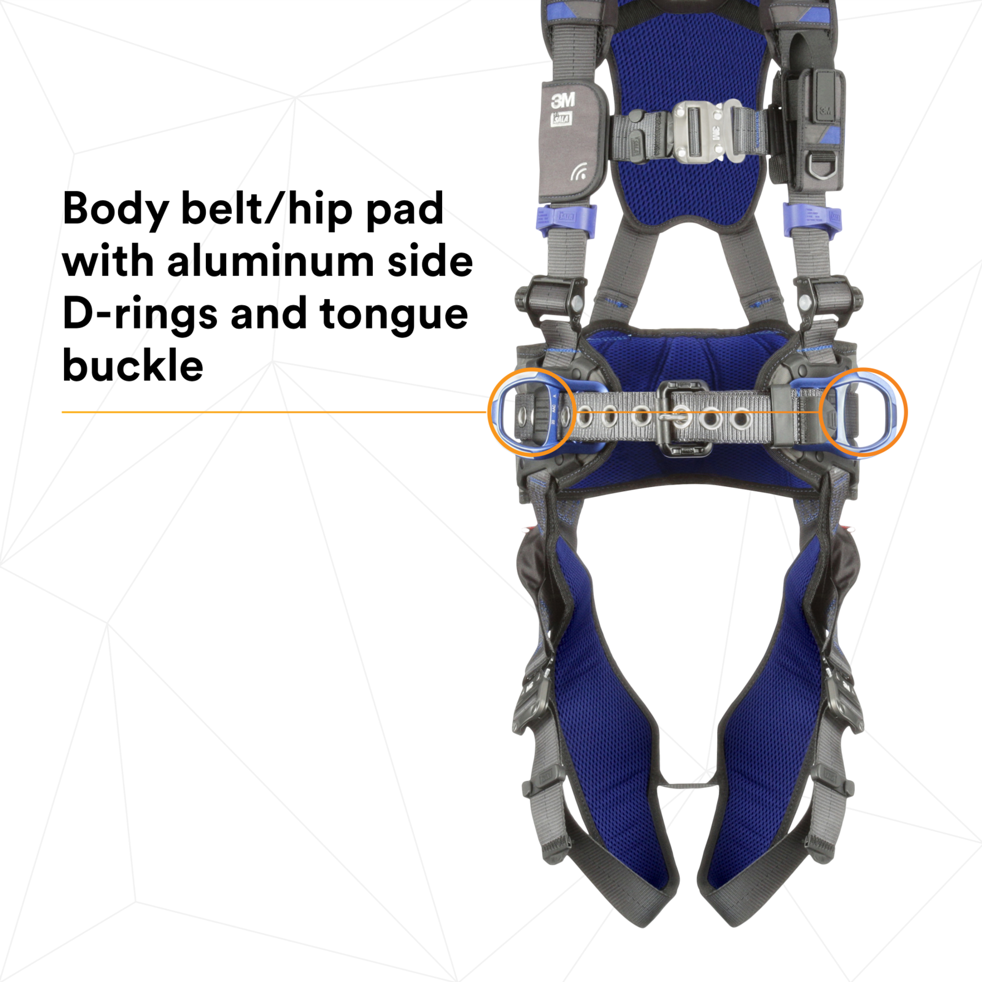 3M DBI-SALA ExoFit X300 Comfort Construction Positioning Safety Harness - X-Small - 1113120