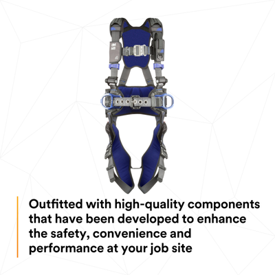 3M DBI-SALA ExoFit X300 Comfort Construction Positioning Safety Harness - X-Small - 1113120