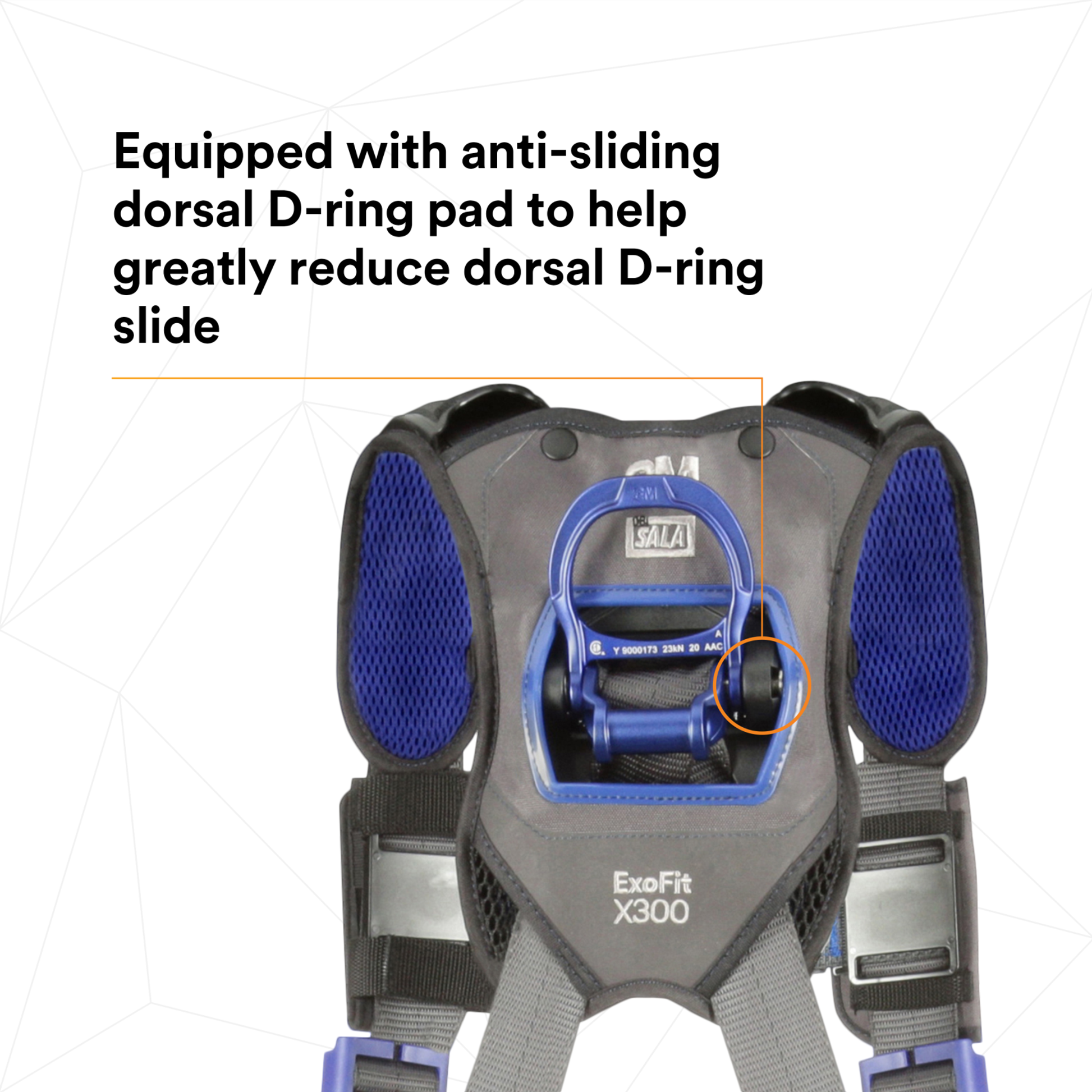 3M DBI-SALA ExoFit X300 Comfort Construction Positioning Safety Harness - X-Small - 1113120
