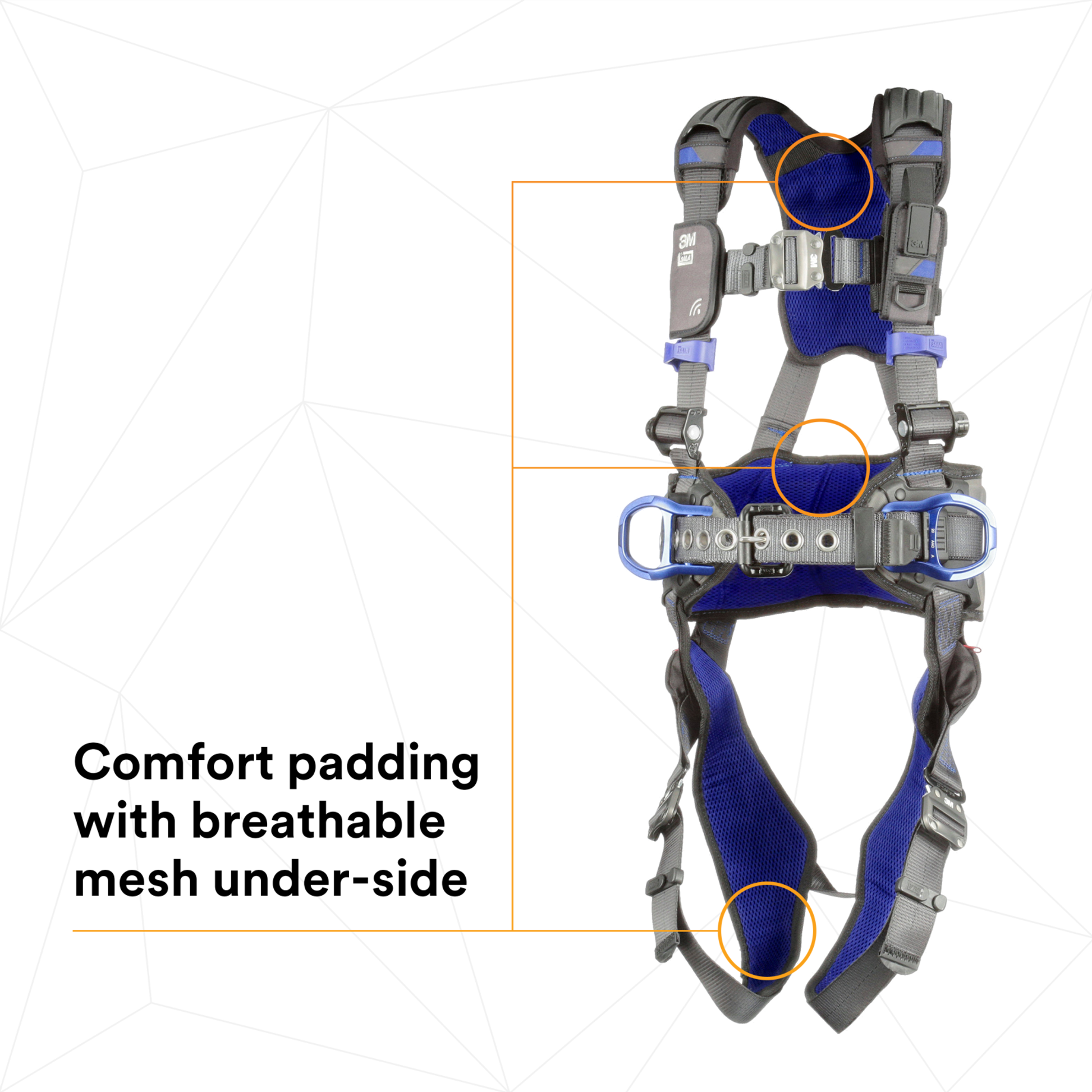 3M DBI-SALA ExoFit X300 Comfort Construction Positioning Safety Harness - X-Small - 1113120