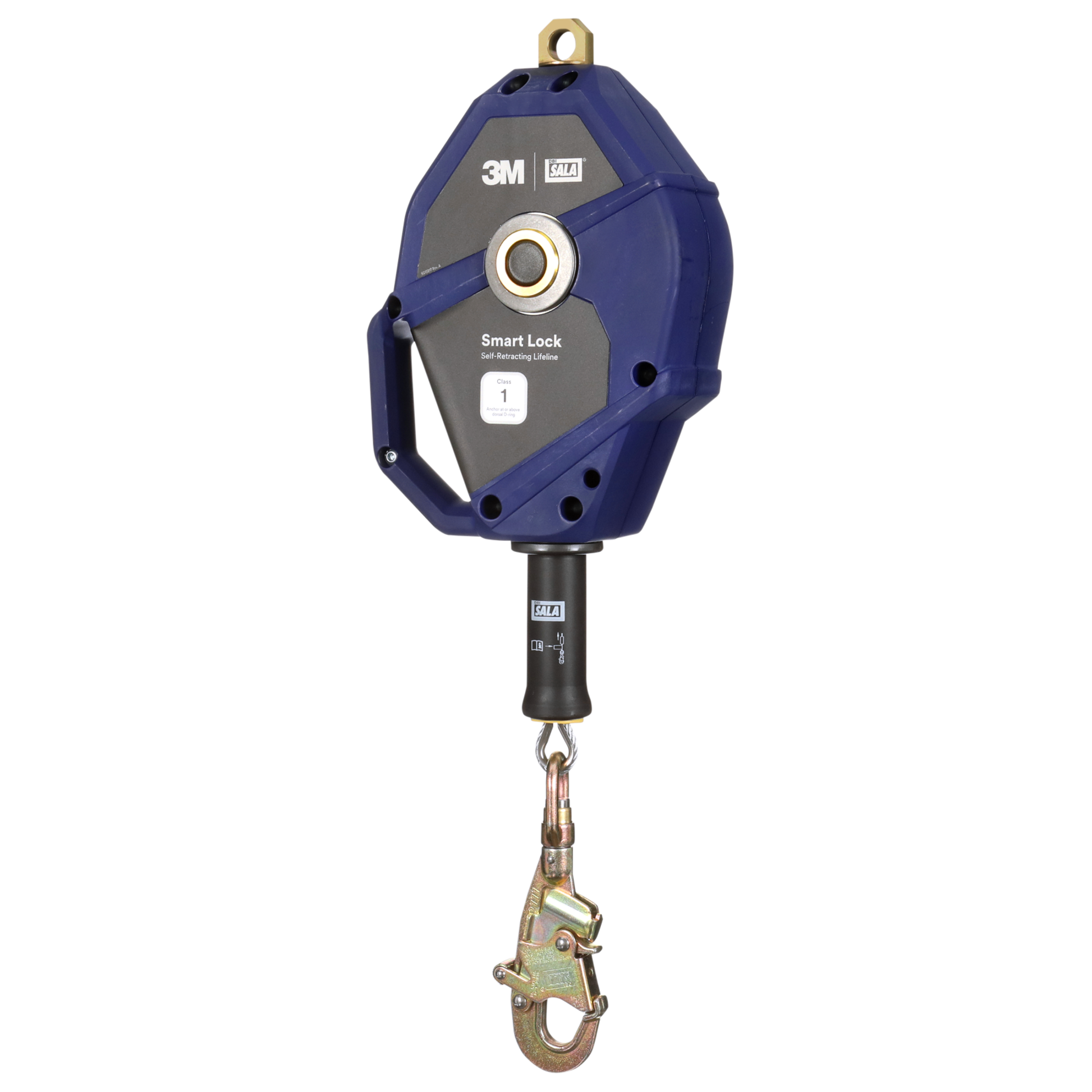 3M DBI-SALA Smart Lock Self-Retracting Lifeline - 30 ft - Galvanized Cable - Class 1 - 3503874