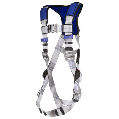 3M DBI-SALA ExoFit X100 Comfort Vest Safety Harness - 2X - Stainless Steel Hardware - 1401189