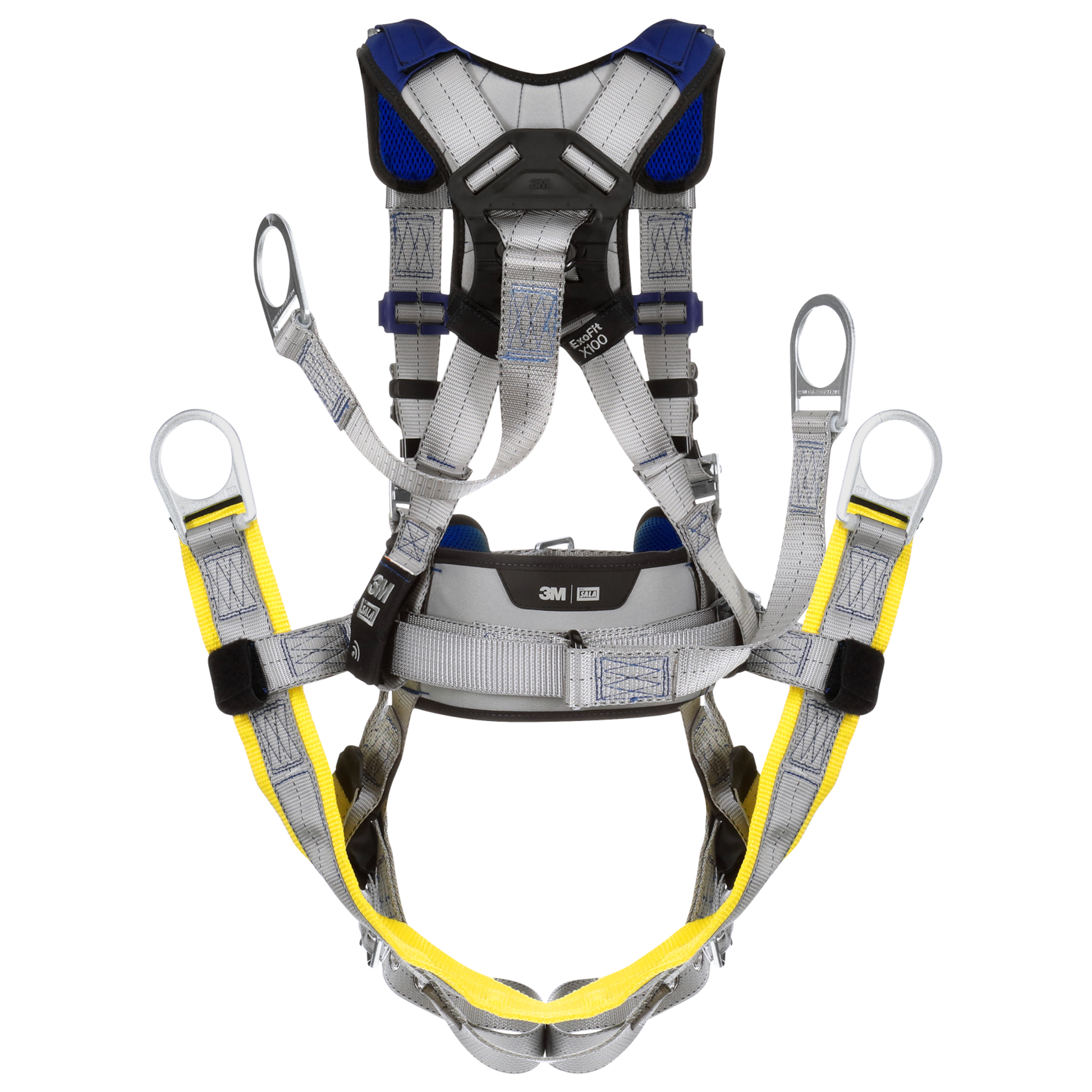 3M DBI-SALA ExoFit X100 Comfort Oil & Gas Climbing/Suspension Safety Harness - Large - 1401197