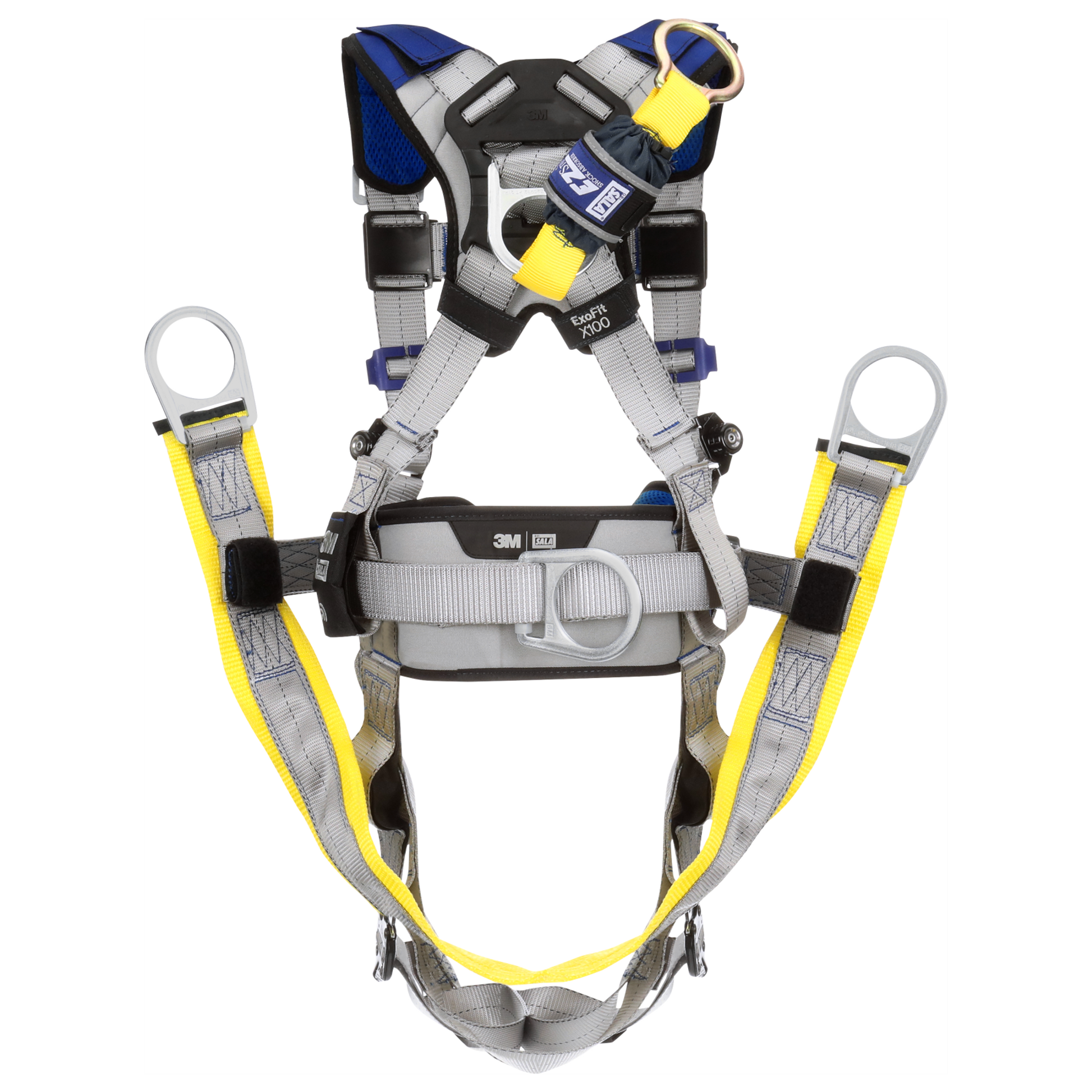 3M DBI-SALA ExoFit X100 Comfort Oil & Gas Climbing/Suspension Safety Harness - X-Large - Energy Absorber Extension - 1401208