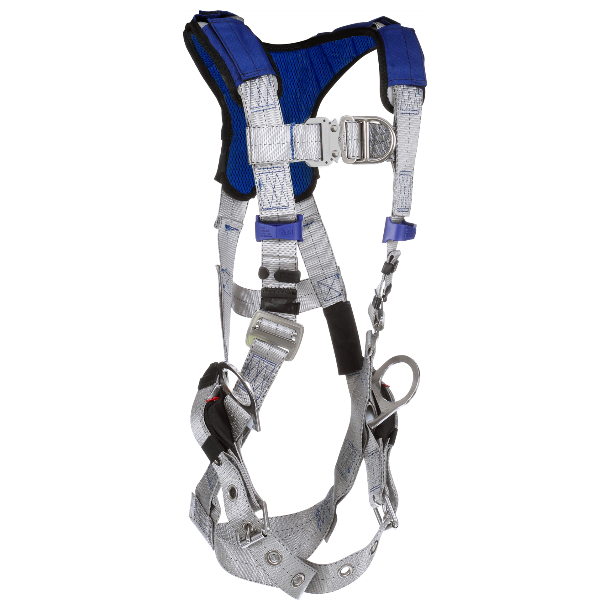 3M DBI-SALA ExoFit X100 Comfort Climbing/Positioning Safety Harness - Large - Stainless Steel Hardware - 1401217