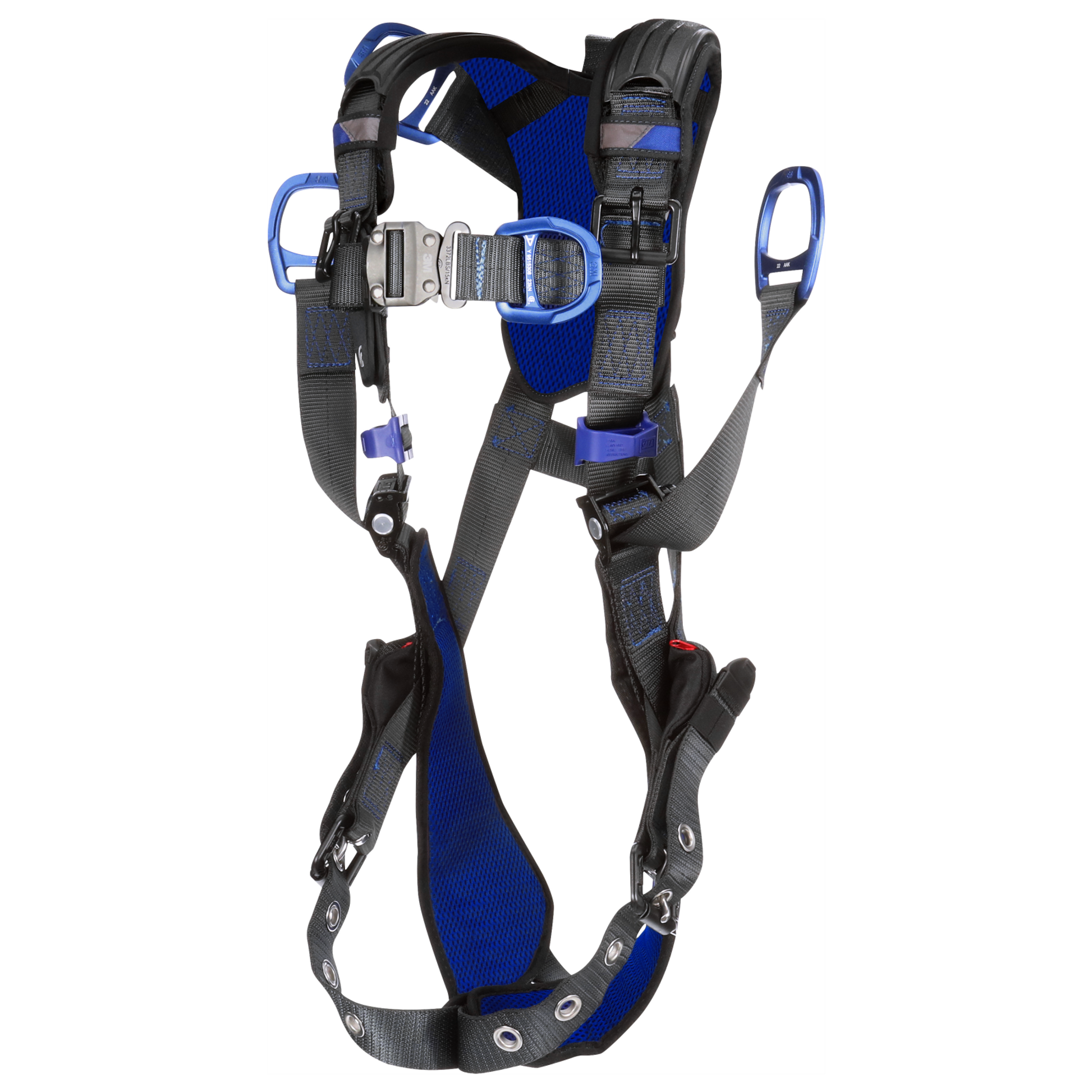 3M DBI-SALA ExoFit X300 Comfort Oil and Gas Climbing/Lifting Safety Harness with Tongue Buckle Belt Connector - Medium - 1403224