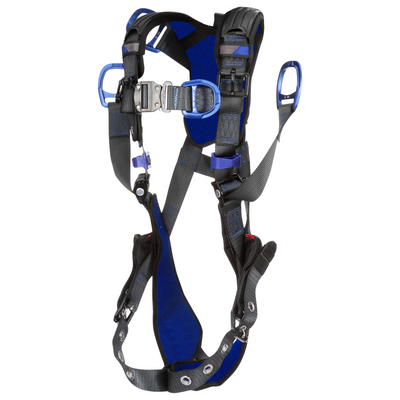 3M DBI-SALA ExoFit X300 Comfort Oil and Gas Climbing/Lifting Safety Harness with Tongue Buckle Belt Connector - Medium - 1403224