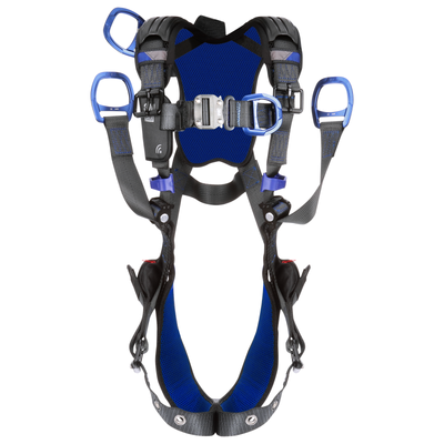 3M DBI-SALA ExoFit X300 Comfort Oil and Gas Climbing/Lifting Safety Harness with Tongue Buckle Belt Connector - X-Large - 1403226