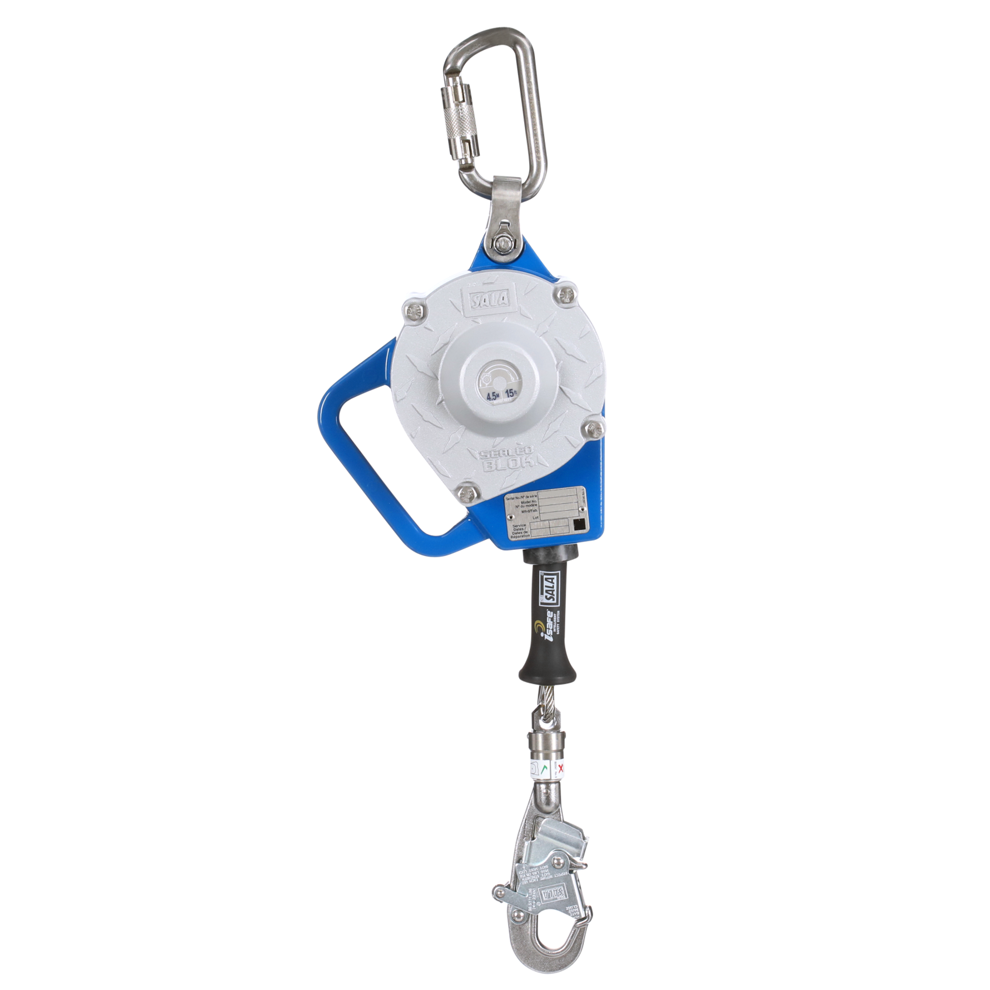 3M DBI-SALA Sealed-Blok Self Retracting Lifeline - Stainless Steel Cable - 15 ft. (4.5 m) - 3400131
