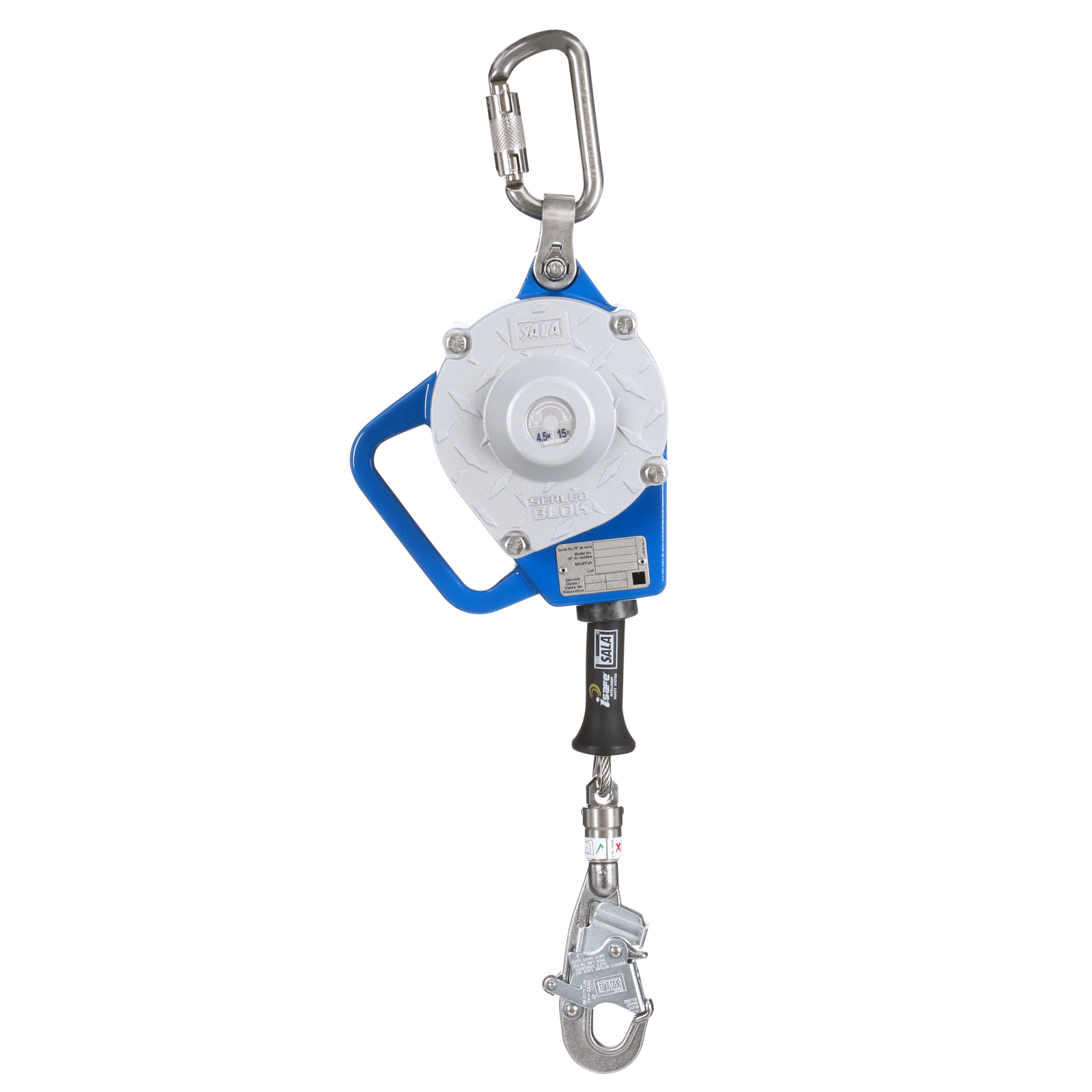 3M DBI-SALA Sealed-Blok Self Retracting Lifeline - Stainless Steel Cable - 15 ft. (4.5 m) - 3400131