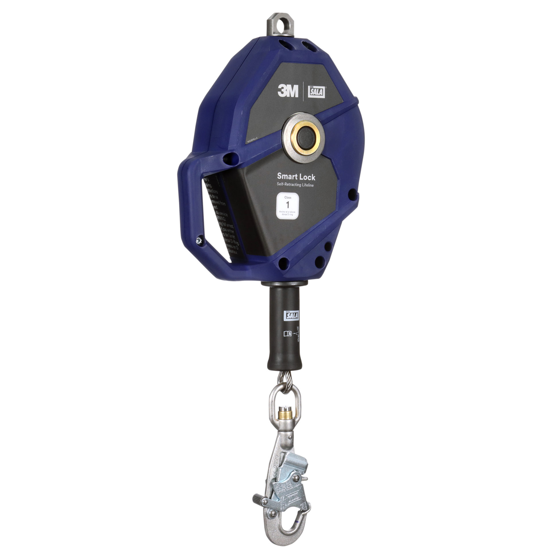 3M DBI-SALA Smart Lock Self-Retracting Lifeline - Stainless Steel Cable - 25 ft. (7.6 m) - 3503875