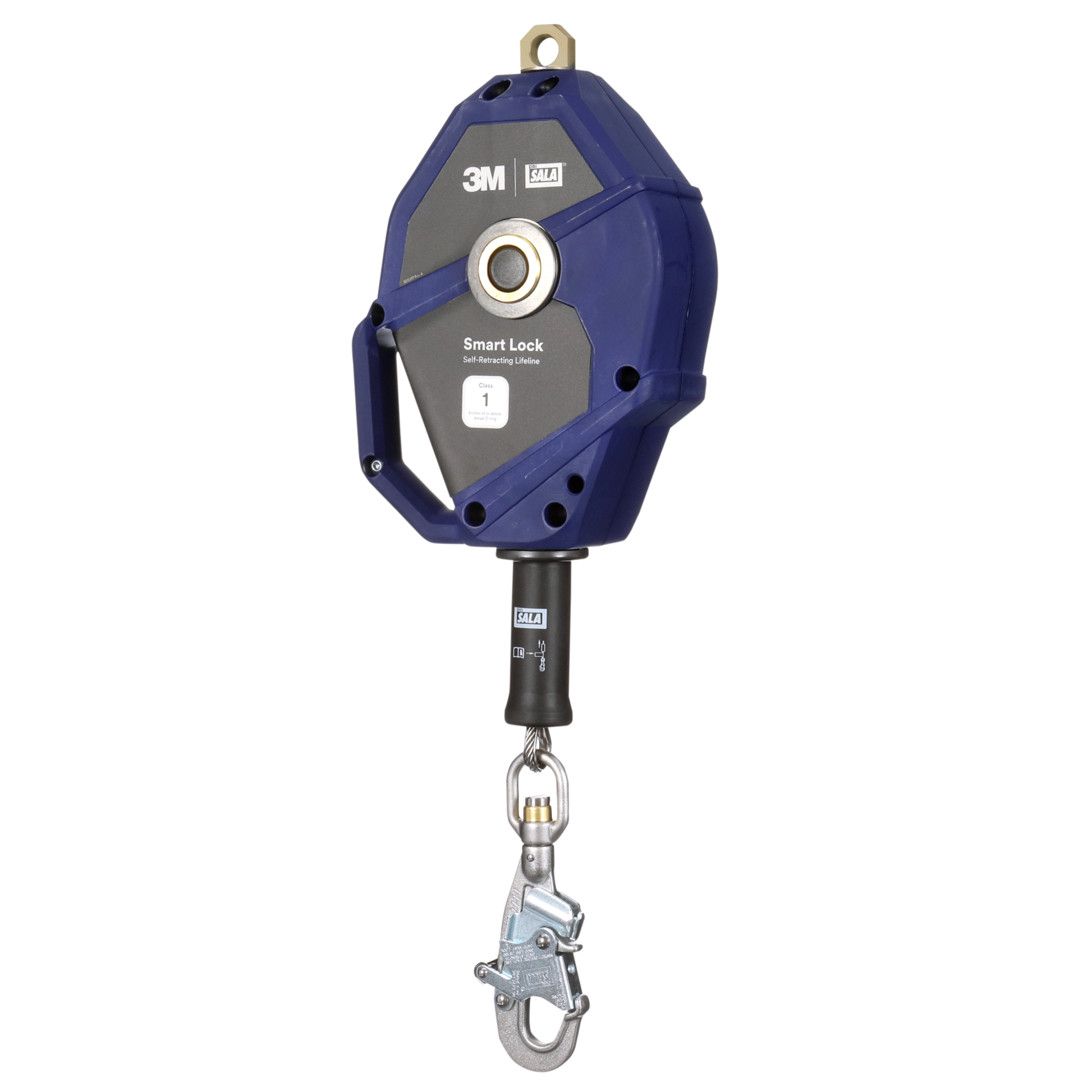 3M DBI-SALA Smart Lock Self-Retracting Lifeline - Stainless Steel Cable - 25 ft. (7.6 m) - 3503875