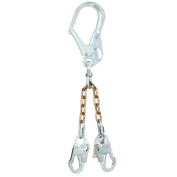 3M Protecta Swiveling Chain Rebar/Positioning Lanyard - 2 ft - 1350150